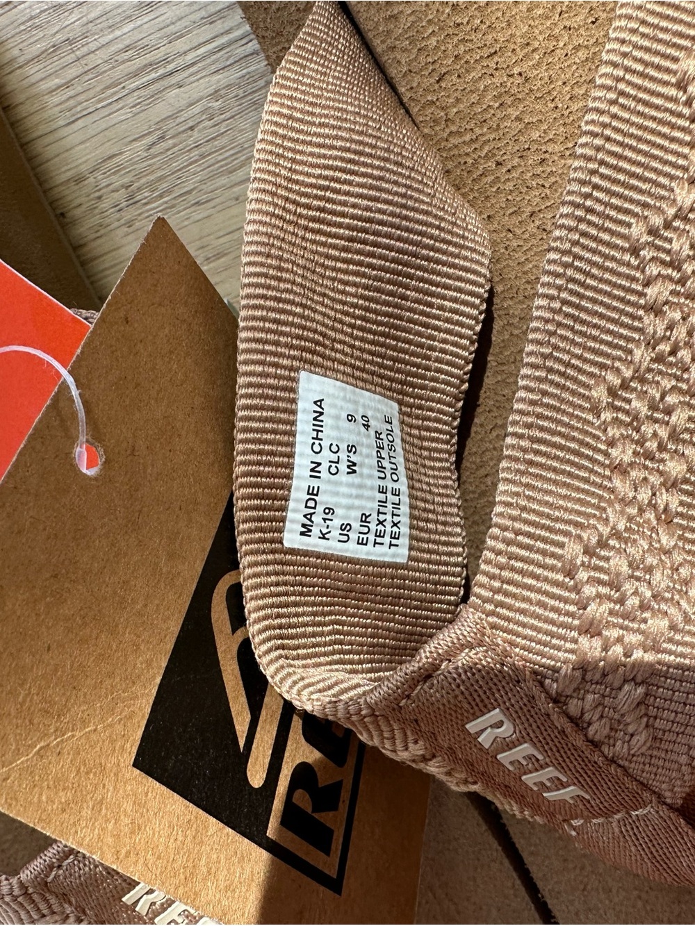 Reef Tan Woven Strap Flip Flops - Picture 5 of 5
